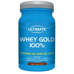 Ultimate Whey Gold 100% - Integratore per Massa Muscolare Gusto Banana - 750 g