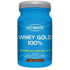 Ultimate Whey Gold 100% - Integratore per Massa Muscolare Gusto Vaniglia - 750 g