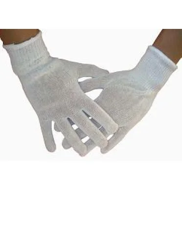 Guanti filo cotone polsino elastico 8