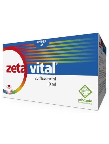 Zeta vital - integratore per difese immunitarie - 20 flaconcini x 10 ml