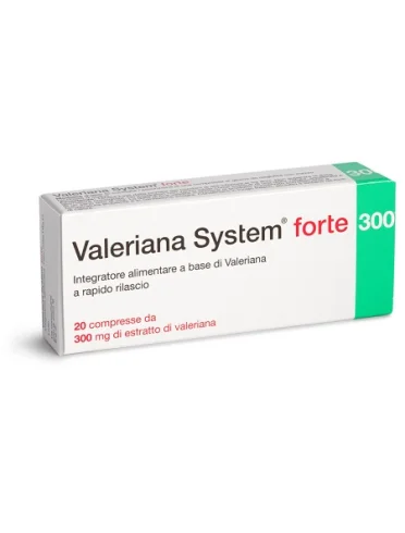 Valeriana system forte 20 compresse Valeriana system forte 20 compresse