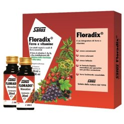 Floradix - Integratore di Ferro e Vitamine - 10 Fiale Monodose