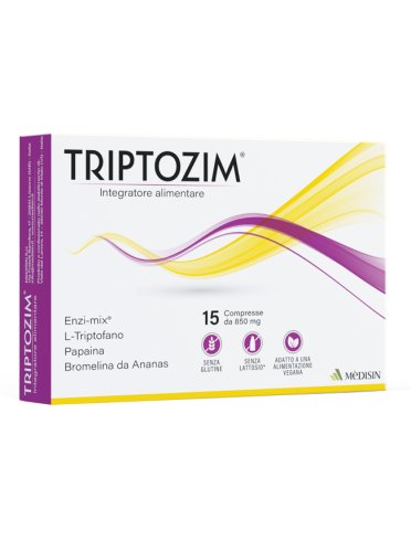 Triptozim - integratore per la funzione digestiva - 15 compresse