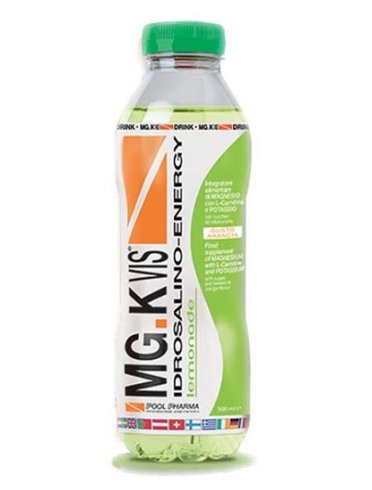 Mg.k vis - energy drink per la riduzione di stanchezza e affaticamento - gusto lemon 500 ml