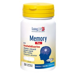 LongLife Memory Plus - Integratore per la Funzione Cognitiva - 30 Capsule