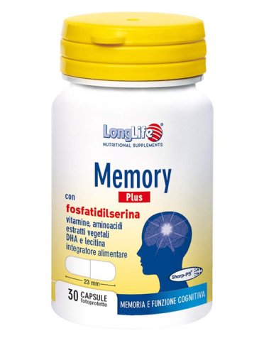 Longlife memory plus - integratore per la funzione cognitiva - 30 capsule