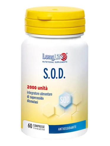 Longlife s.o.d. 2000 - integratore antiossidante - 60 tavolette Longlife s.o.d. 2000 - integratore antiossidante - 60 tavolette