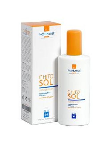 Chitosol lozione spray solare fp 50 flacone 150 ml