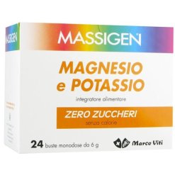 MASSIGEN MAGNESIO POTASSIO SENZA ZUCCHERO 24 BUSTINE
