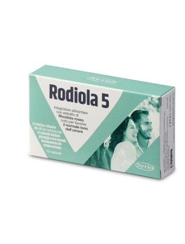 Rodiola 5 - integratore per il sistema nervoso - 15 compresse