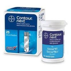 Contour Next - Strisce Reattive per Controllo Glicemia - 25 Pezzi
