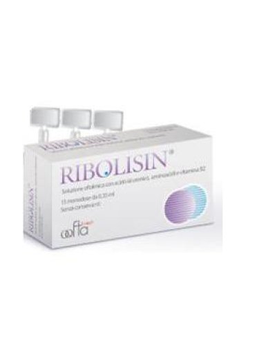 Ribolisin - collirio lubrificante - 15 flaconcini