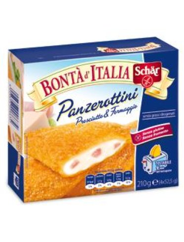 Schar surgelati panzerottini prosciutto & formaggio bonta' d'italia 4 x 52,5 g