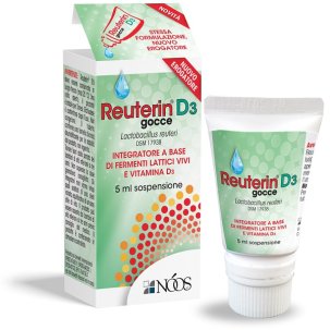 Reuterin D3 Gocce Integratore Fermenti Lattici e Vitamina D 5 ml