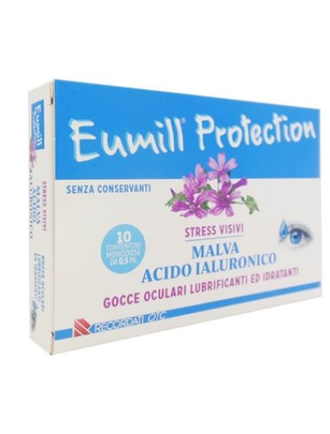 Eumill protection collirio lubrificante 10 flaconi