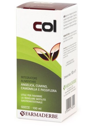 Col gocce integratore motilità intestinale 100 ml Col gocce integratore motilità intestinale 100 ml
