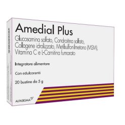 Amedial Plus - Integratore Alimentare per Ossa e Cartilagini - 20 Bustine