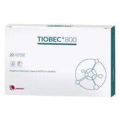 Tiobec 800 - Integratore per Metabolismo Energetico - 20 Compresse Fast-Slow