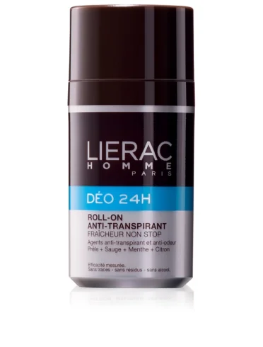 Lierac homme deo 24h roll on antitraspirante freschezza nonstop 50 ml Lierac homme deo 24h roll on antitraspirante freschezza nonstop 50 ml
