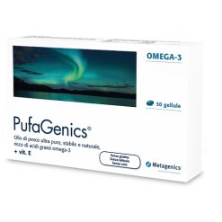 Pufagenics - Integratore di Omega 3 per il Benessere Cardiovascolare - 30 Capsule