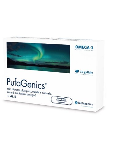 Pufagenics - integratore di omega 3 per il benessere cardiovascolare - 30 capsule
