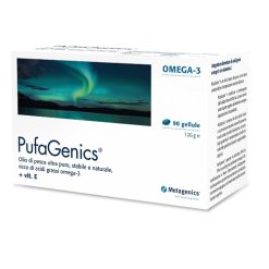 Pufagenics - Integratore di Omega 3 per il Benessere Cardiovascolare - 90 Capsule