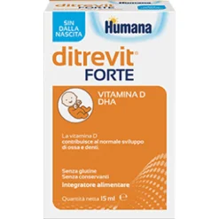 Humana Ditrevi Forte - Integratore di Vitamina D - 15 ml