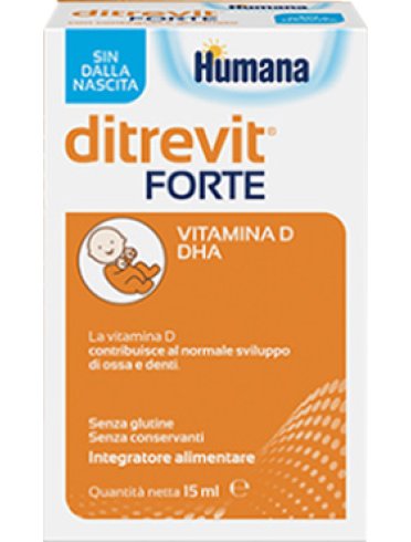 Humana ditrevi forte - integratore di vitamina d - 15 ml
