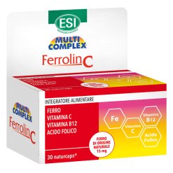 Esi Ferrolin C - Integratore di Ferro e Vitamina C - 30 Capsule