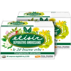 Elisir Depurativo Ambrosiano - Integratore Depurativo - 20 Compresse