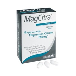 MagCitra - Integratore di Magnesio Citrato - 60 Compresse