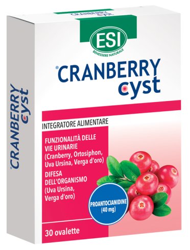 Esi cranberry cyst - integratore vie urinarie - 30 ovalette