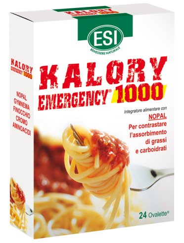 Esi kalory emergency 1000 - integratore per perdita di peso - 24 ovalette