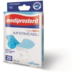 CEROTTI ASSORTITI MEDIPRESTERIL IMPERMEABILI 20 PEZZI