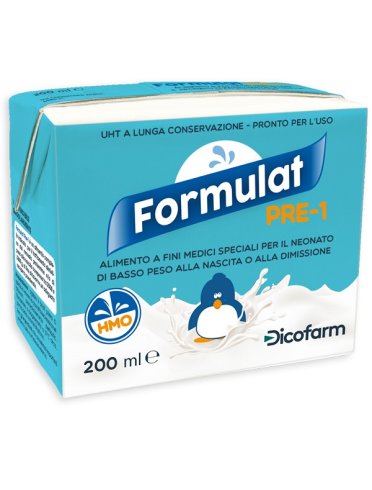 Formulat pre-1 latte per neonati di basso peso 3 x 200 ml