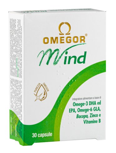 Omegor mind - integratore omega 3 - 30 capsule molli
