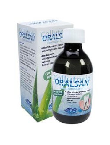 Oralsan collutorio clorexidina 0,20% con aloe 200 ml
