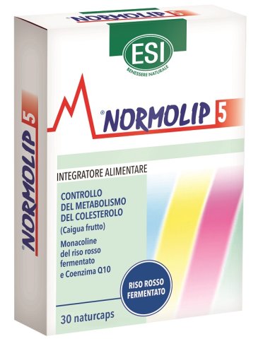 Esi normolip 5 - integratore per il controllo del colesterolo - 30 capsule