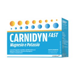 Carnidyn Fast Plus - Integratore Magnesio e Potassio - 20 Bustine