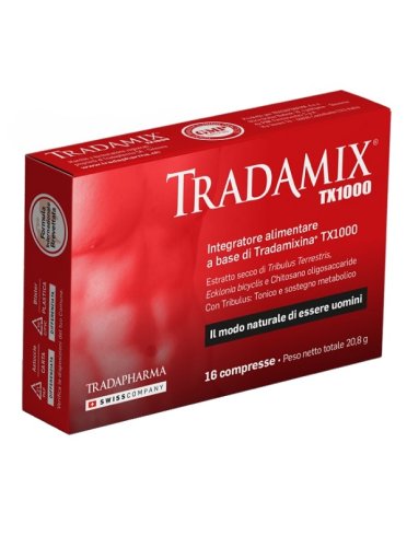 Tradamix tx 1000 astuccio 16 compresse due blister 8 compresse