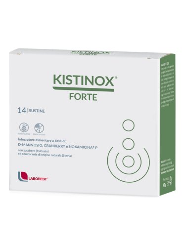 Kistinox forte - integratore per la funzionalità delle vie urinarie - 14 bustine