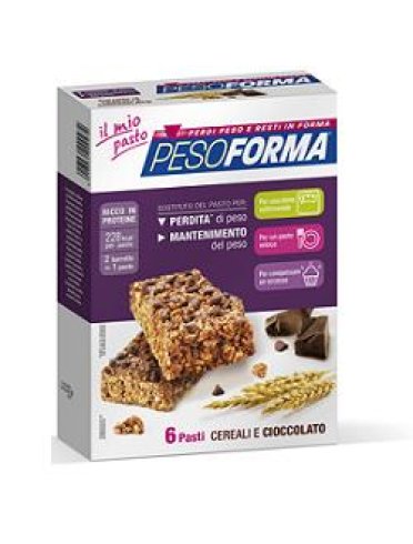Pesoforma barretta cereali/cioccolato 12 x 31 g