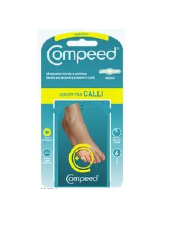 Compeed calli cerotti idratanti 6 pezzi Compeed calli cerotti idratanti 6 pezzi