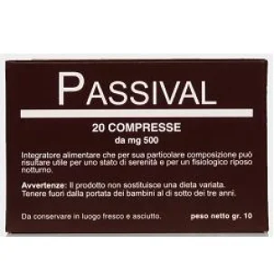 PASSIVAL ESTRATTO ERBORISTICO 20 COMPRESSE 10G