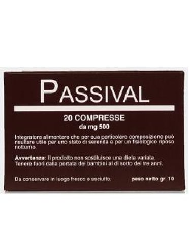 Passival estratto erboristico 20 compresse 10g