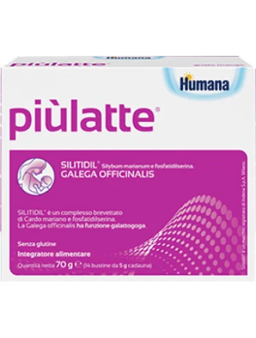 Humana piùlatte - integratore per gravidanza e allattamento - 14 buste Humana piùlatte - integratore per gravidanza e allattamento - 14 buste