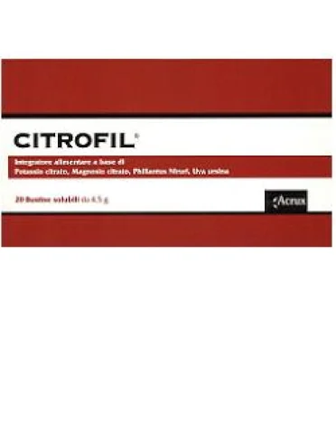 Citrofil 20 bustine 4,5 g Citrofil 20 bustine 4,5 g