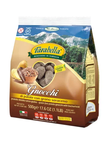 Farabella gnocchi di patate al grano saraceno 500 g Farabella gnocchi di patate al grano saraceno 500 g