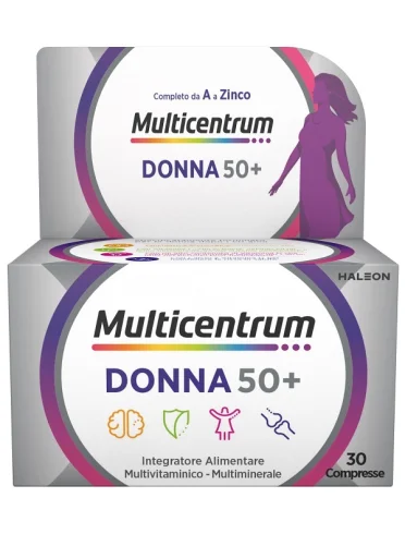 Multicentrum donna 50+ - integratore multivitaminico - 30 compresse Multicentrum donna 50+ - integratore multivitaminico - 30 compresse
