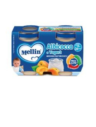 Mellin merenda yogurt albicocca 2x120 g